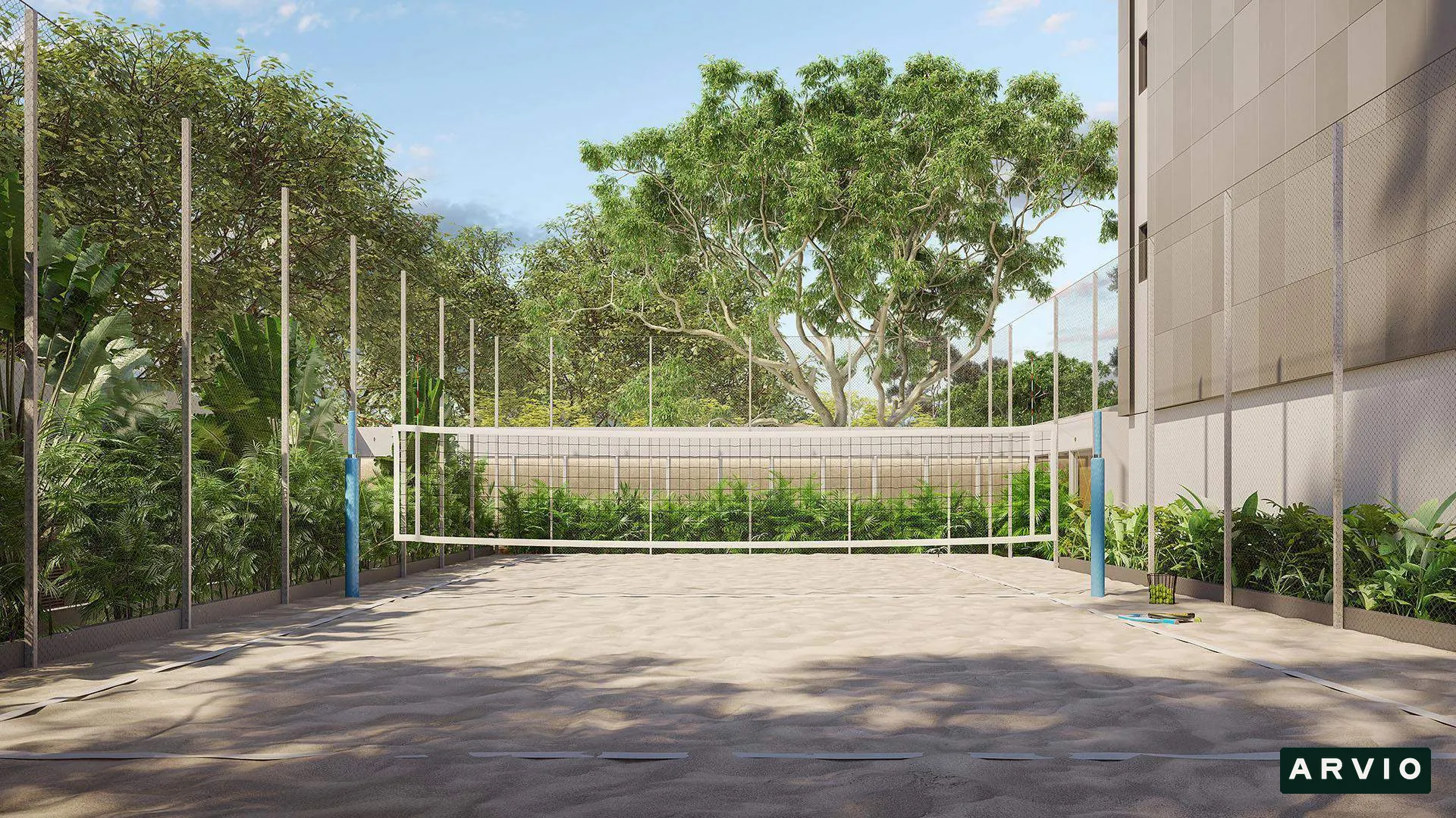 Beach tennis · Perspectiva ilustrativa.